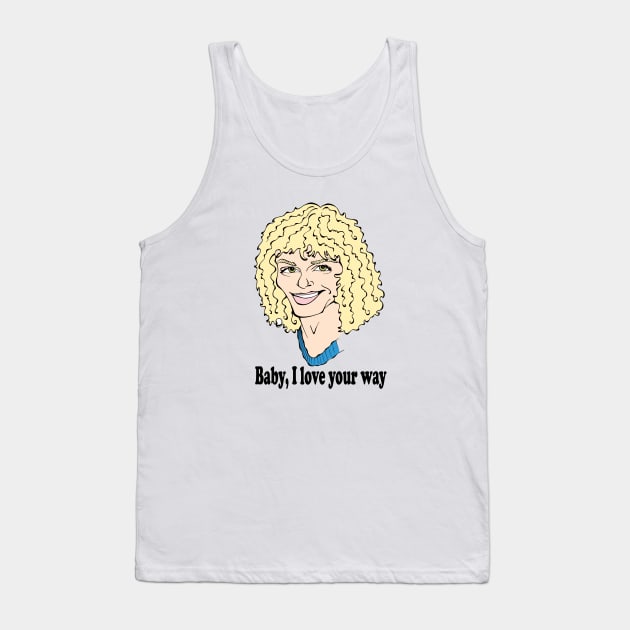 LEGENDARY ROCK SINGER AND GUITARIST Tank Top by cartoonistguy